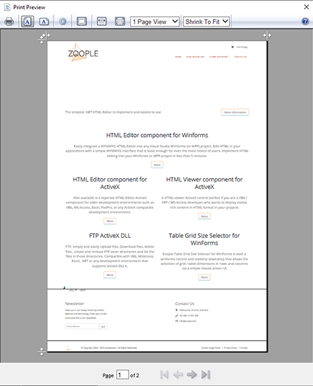 Zoople - HTML ActiveX